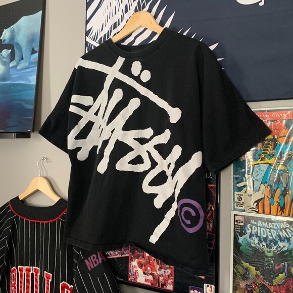 Rare Early 2000s Stussy Big Classic Pigment Dyed T-shirt - Picture 2 of 6